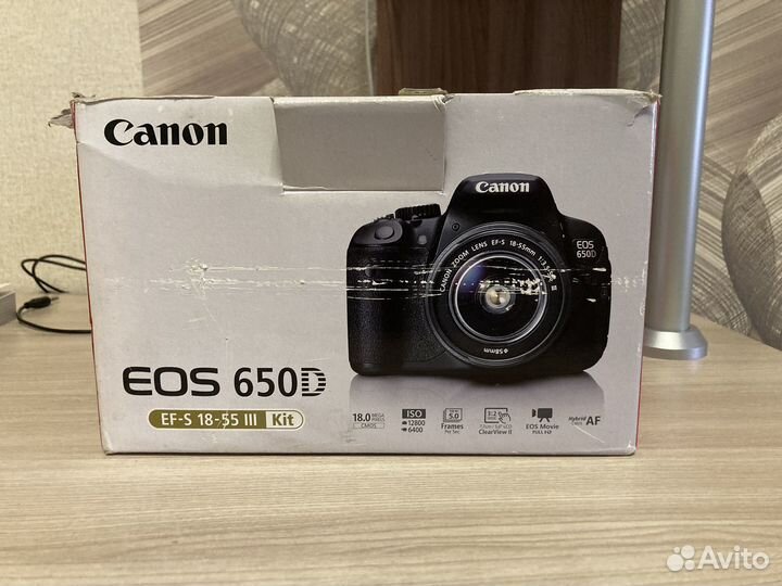 Зеркальный фотоаппарат canon 650d