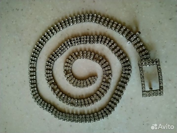 Ремень из страз