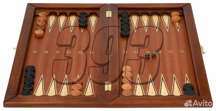 Нарды, шашки Легенда (махагон) (47209)