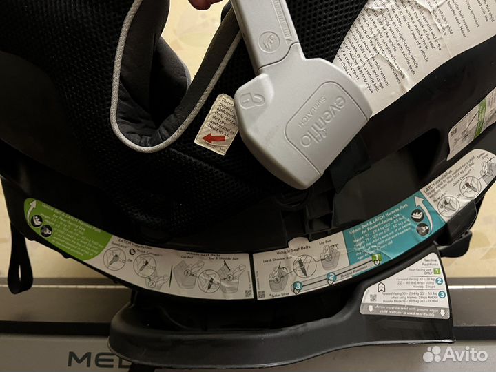 Детское автокресло от 0 до 25 кг б/у