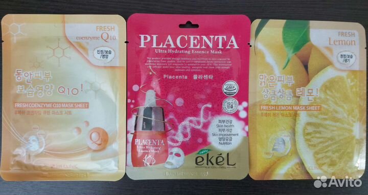 Корейские тканевые маски для лица