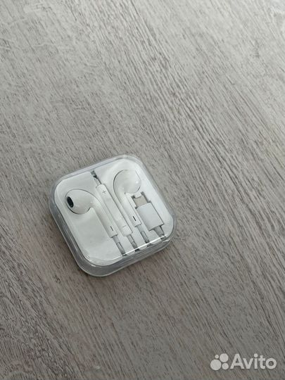 Наушники earpods с разъемом USB type C