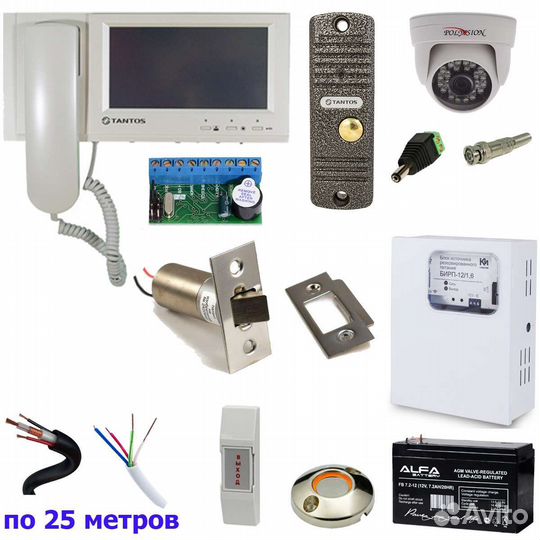 Установка видеонаблюдения и сигнализации