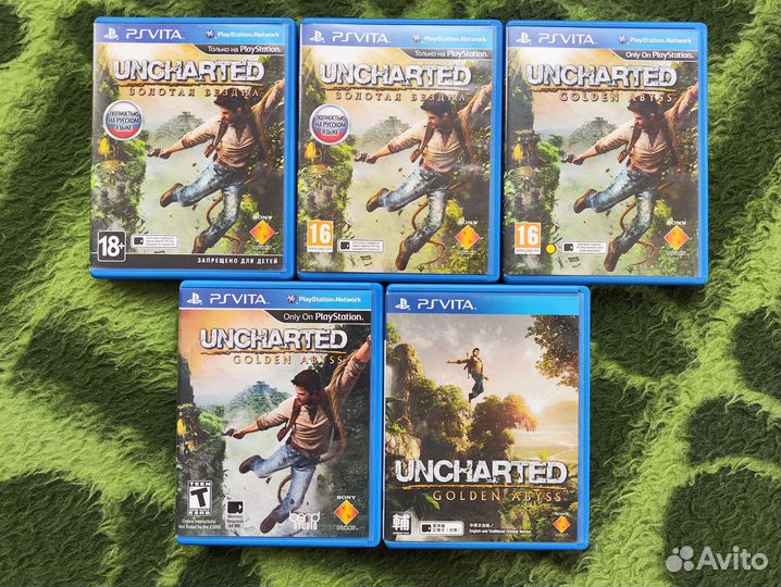 Коллекция PlayStation Дисков Uncharted Новые и Б/У