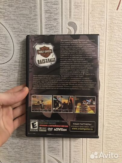 Диск с игрой Harley-Davidson на PS2