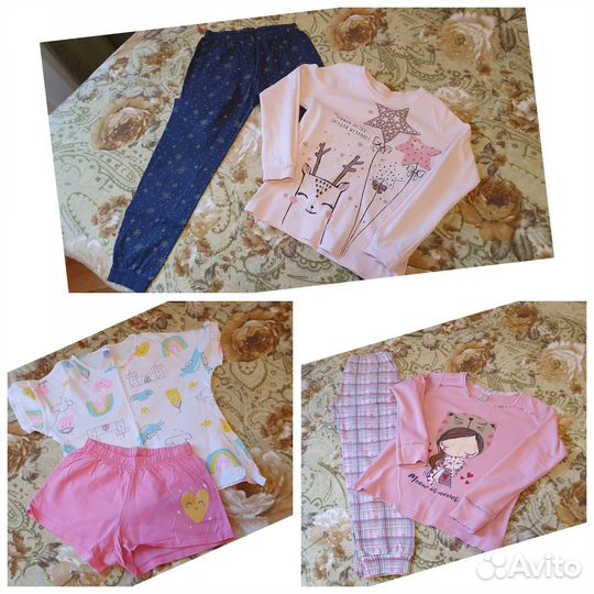 Вещи пакетом на девочку 122-128