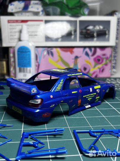 Tamiya subaru 1:24 сборная модель автомобиля