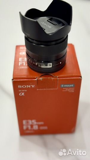 Sony E35 F1.8 oss
