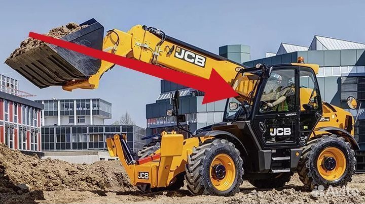 Стекло лобовое на телескоп Jcb 540-140