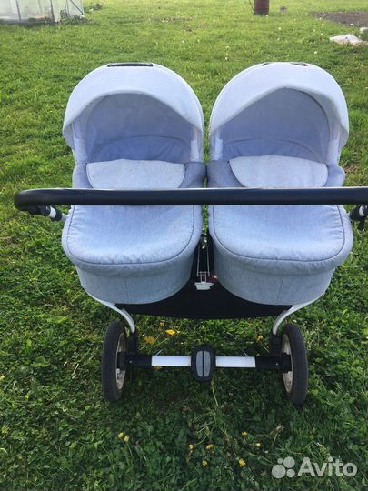 Коляска для двойни/ погодок Indigo 2 в 1