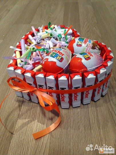 Тортик из киндеров