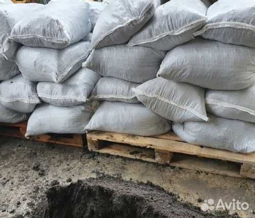 Чернозём в мешках