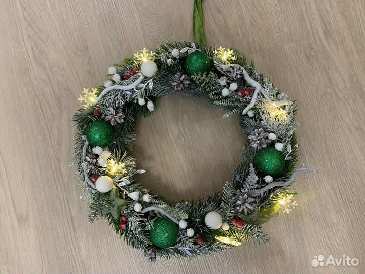 Новогодние венок елочка