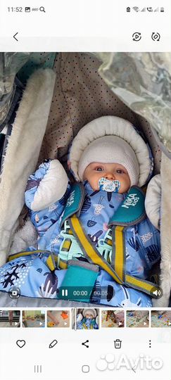 Шапка шлем журавлик 42 44