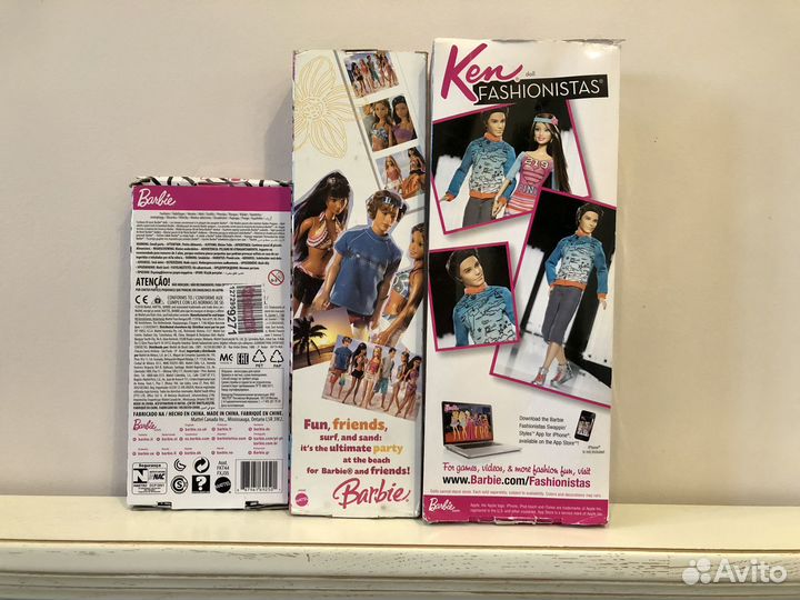 Коробки Barbie Ken Looks, Sporty, аутфитов Новые