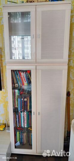 Книжный шкаф из массива дуба бу