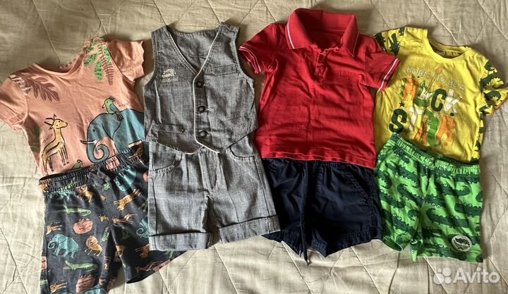 Детская одежда пакетом для мальчиков 86-92