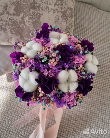 Букеты из сухоцветов