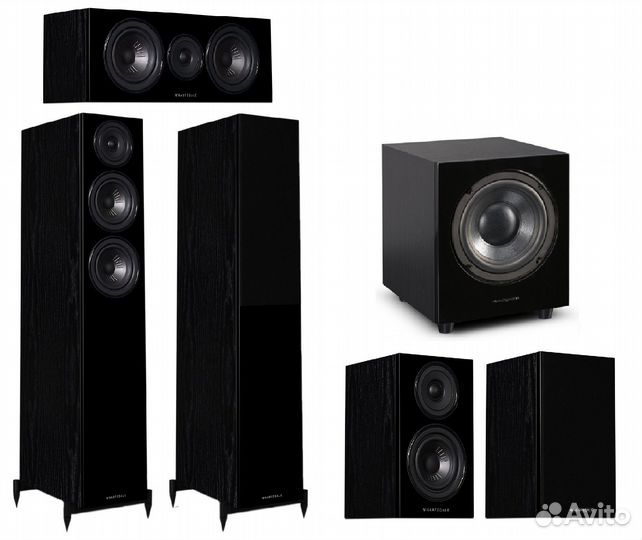 Комплект акустики 5.1 wharfedale diamond 12.3 bl