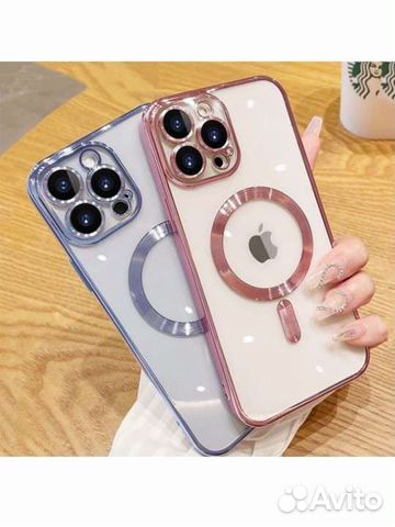 Чехол с магнитом магсейф на iPhone