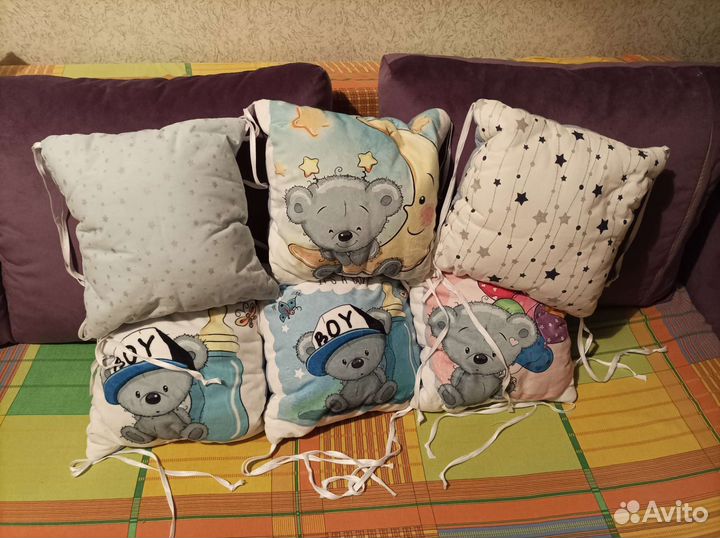 Бортики в детскую кроватку бу