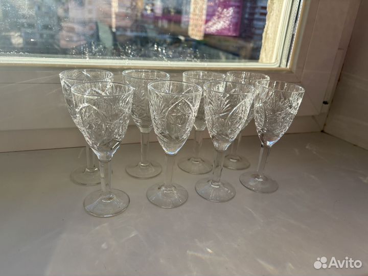 Хрусиальные рюмки