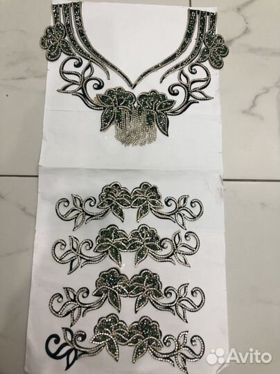Вышивка на платье