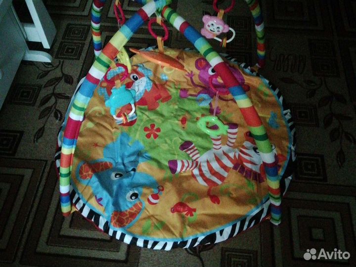 Развивающийся коврик, сидение для купания