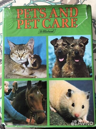 Книга на английском о домашних животных