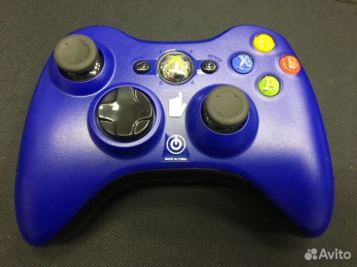 Беспроводной джойстик для Xbox 360 Синий