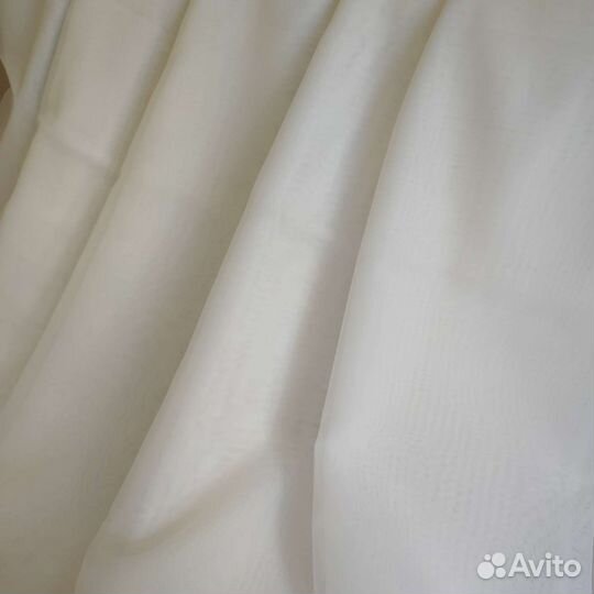 Тюль вуаль белый новый