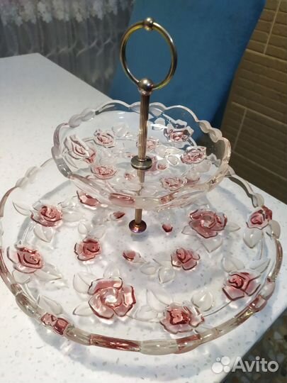 Ваза для фруктов двухъярусная