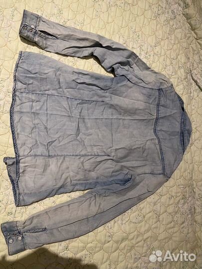 Джинсовая рубашка 11-12 лет