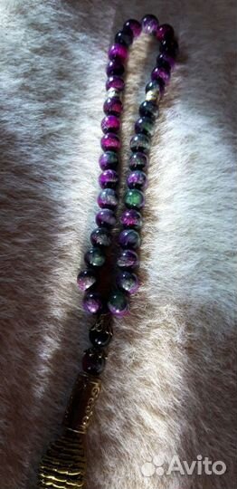 Чётки из натурального камня в машину