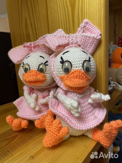 Вязанная уточка Поночка