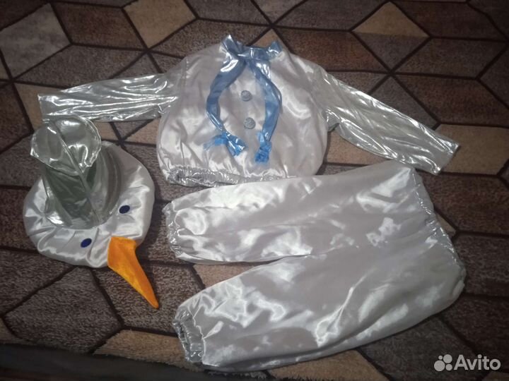 Костюм Снеговика для мальчика 104