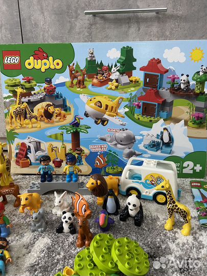 Lego duplo животные мира