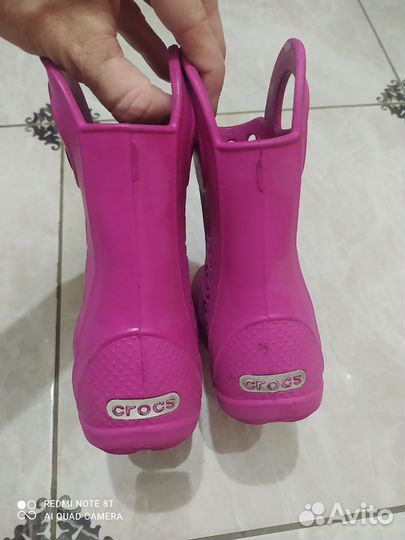 Сапоги crocs 26р