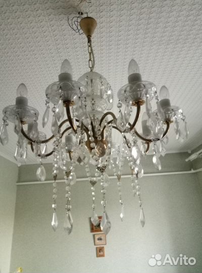 Люстра хрустальная, СССР