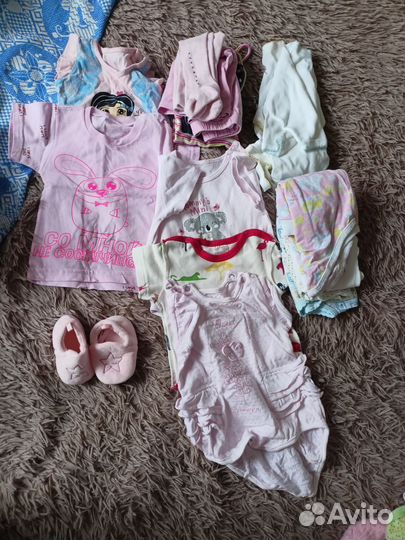 Детские вещи пакетом до 62 см