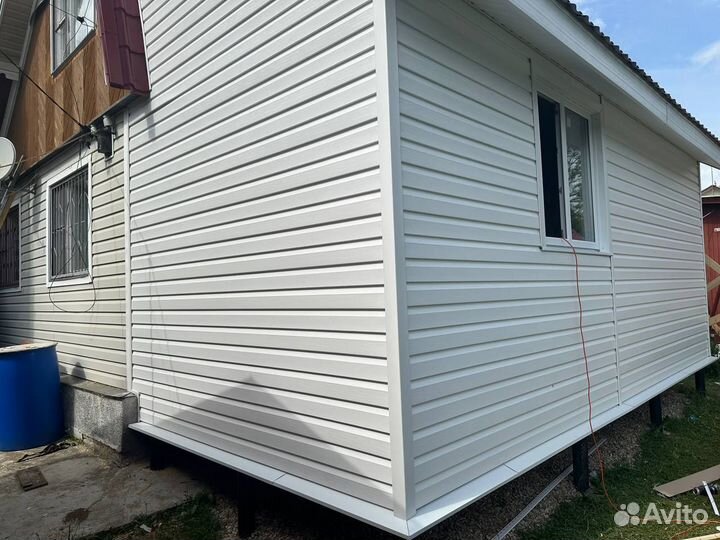 Фасад. Фасадные работы. Отделка сайдингом