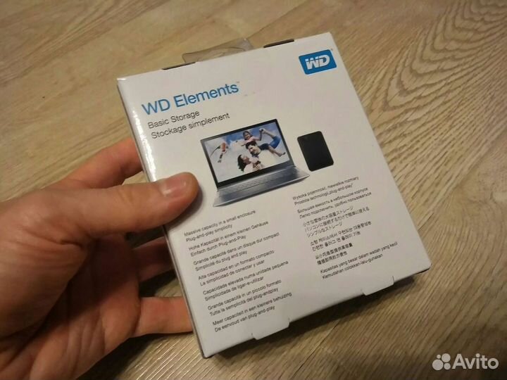Western digital elements (WD) 500GB (запечатанный)