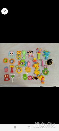 Погремушки прорезыватели