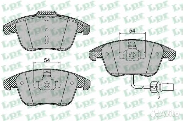 05P1391 Колодки тормозные дисковые