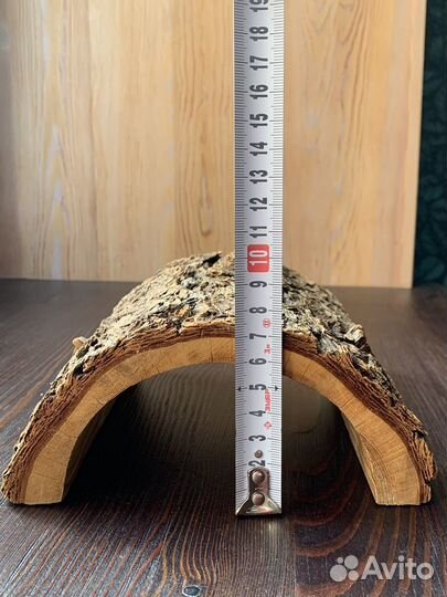 Укрытие для рептилий из натурального дерева