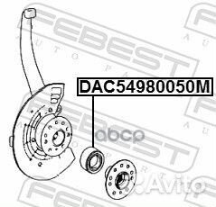 Подшипник mercedes ML-class 164 2004-2011 DAC54