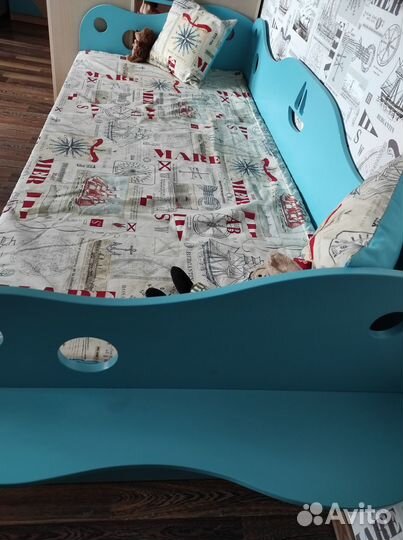Детская кровать от 3 лет с матрасом бу
