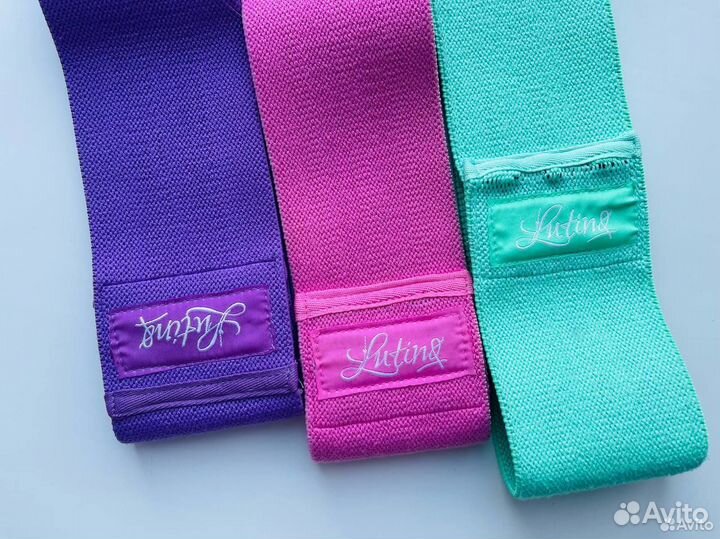 Резинки для фитнеса тканевые / ленточные эспандеры