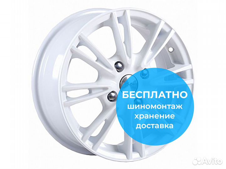 R15 4x100 6J ET45 D67,1 Скад Пантера Белый