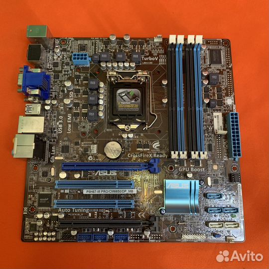 Материнская плата Asus P8H67-M Pro на Lga1155